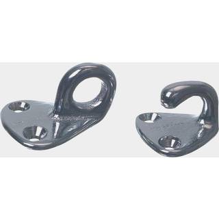 Fenderkrog 21 x 21 x 16 mm, kromet messing