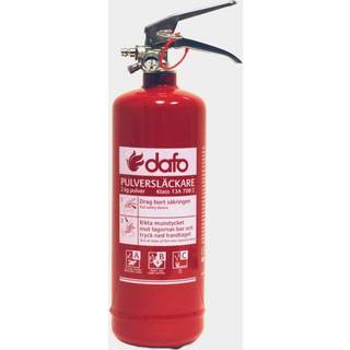 Pulverslukker Dafo Core, 13A/70B/C, med trykmåler (manometer), 2 kg