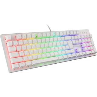 GENESIS Thor 303 tastatur Spil USB QWERTY US International Hvid