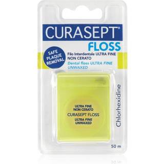 Curasept Dental Floss Ultra Fine Unwaxed Tandtråd uden voks Med antibakterielle ingredienser 50 m - 50 m