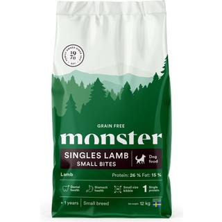 Monster Dog Grain Free Singles Lamb Small Bites - 12 kg