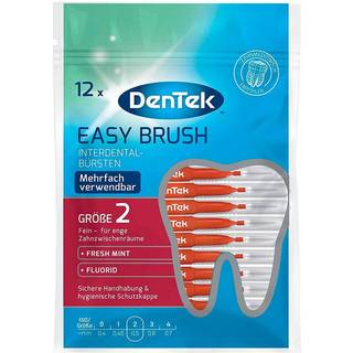 DenTek Mellemrumsbørster Easy Brush 0.50 mm ISO 2 - RØD