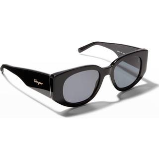 Ferragamo Kvinde SF1044S 281 Solbriller Plast Skildpadde Grøn Sommerfugl