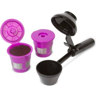 Cafe Fill Value Pack af Perfect Pod-Reusable K Cup Coffee Pod Filtre & Scoop kompatibel med Keurig K-duo K-mini 1.0 2.0 K-serien og v?lg enkelt k