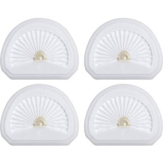 Laukowind 4Pack VLPF10 Udskiftningsfiltre kompatible med sort og Decker Hand Vacuum Filter Model # HLVA320J00 HLVA315J & N575266