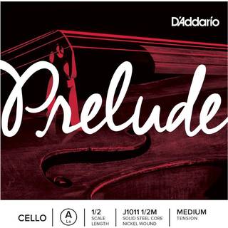 D'Addario Prelude Cello Single A String 1/2 skala Medium spænding