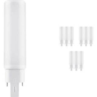 Fordelspakke 10x Ledvance Dulux-D LED  6W - 830 Varm Hvid | Erstatter 13W