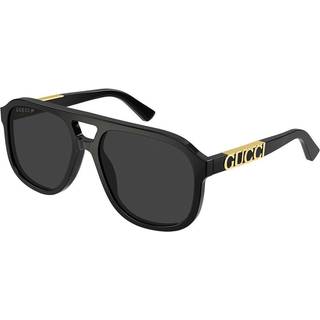 Gucci GG1188S 001 58 Solbriller Mænd Black - Black - 58mm