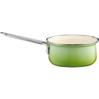 Riess Nouvelle Smaragd Stielkasserolle 16 cm / 1,0 L - Emaille - Grün