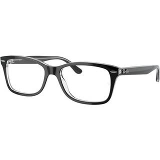 Ray-Ban RX5428 2034 53 Briller Mænd Krystalklar - Black On Clear - 53mm