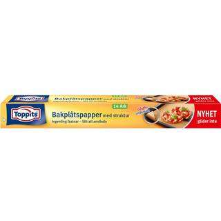 Toppits Bakplåtspapper Glidfri 14 Ark
