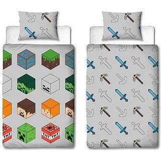 Minecraft sengetøj - Sværd & TNT