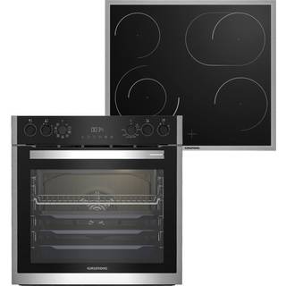 Grundig GR5500 Gehm 19310 B indbygningsovn og keramisk kogeplade ➞ På vej til lager - forventet dato: 02.06.2025