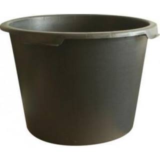 Murerbalje rund 65 Liter pe sort Ø60 cm