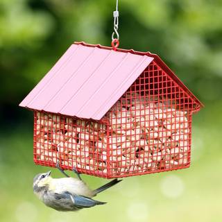 Wildlife Garden Foderhus Til Nødder Rød - Udendørsliv fra Wildlife Garden