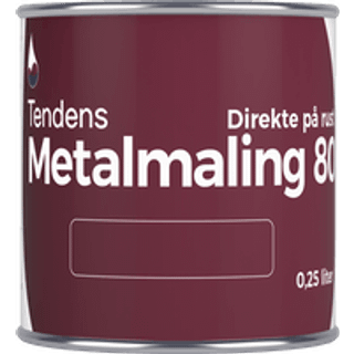 Tendens metalmaling 80 blank 0,25 liter (På lager i varehus)