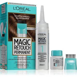 L’Oréal Paris Magic Retouch Permanent Touch-up hårfarve til rødder med applikator Skygge 6 LIGHT BROWN