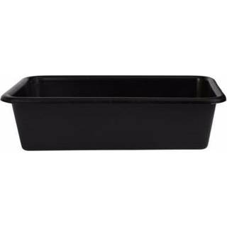 Murerbalje firkant 40 Ltr. 700x400x210mm. Sort