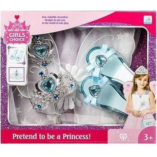Girls Choise, udklædningssæt, fe-prinsesse, hvid/blå [Levering: 1-2 dage]