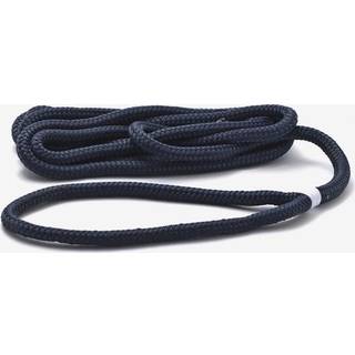 Fortøjningsreb med splejset øje PolyRopes Flexline, flettet polyester, Ø16 mm, 10 meter, marineblå