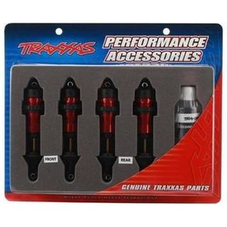 Traxxas 5460R Shocks GTR Complete Aluminium Red (4)