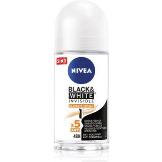 Nivea Invisible Black & White Ultimate Impact Antiperspirant roll-on Til kvinder 50 ml - 50 ml