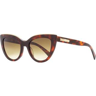 LONGCHAMP Kvinde LO686S 518 Solbriller Plast Havana/Rød Rød Cat Eye Skygge