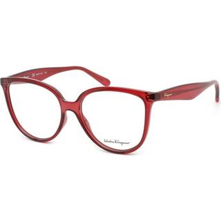 Ferragamo Kvinde SF2874 613 Optiske stel Plast Rød Cat Eye