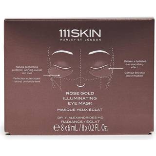 111Skin Rose Gold Illuminating Eye Mask Boxed NANO Free (8 x 6 ml)