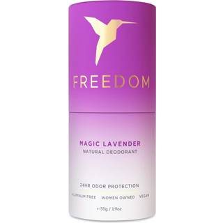 Freedom All Natural & Aluminium-Free Deodorant for kvinder med 24-timers lugtbeskyttelse i miljøvenlig emballage-lavet med organiske æteriske oli