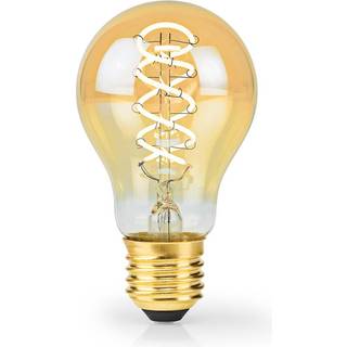 Nedis LED glødepære E27 | A60 | 3.8 W | 250 lm | 2100 K | Dæmpbar | Ekstra varm hvid | Retro stil | 1 stk