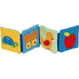 Goki Fabric Booklet with Rattle Crisp Foil and Pa