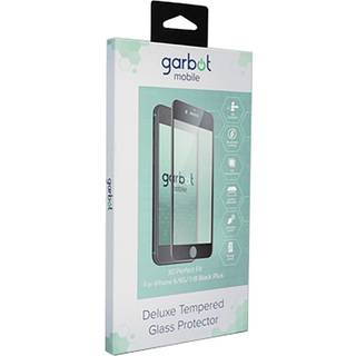 iPhone 8 Plus / 7 Plus / 6(s) Plus Garbot 3D Perfect Fit Skærmbeskyttelse - Case Friendly - Gennemsigtig / Sort Kant