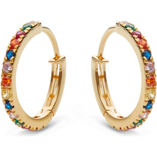 Maanesten Nubia Large Øreringe 18 kt. Forgyldt Sølv 9346a - Dame - 925 Sterling Silver