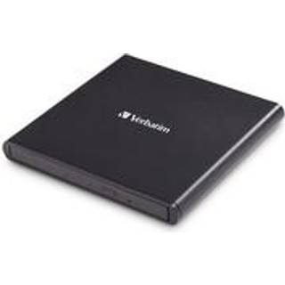 Verbatim Slimline - DVD±RW (±R DL) / DVD-RAM-drev - USB 2.0 - ekstern - DVD-RW (Brænder) - USB 2.0 - Sort