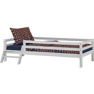 Hoppekids ECO Dream juniorseng 90x200cm, inkl. stige og sengehest - Hvid
