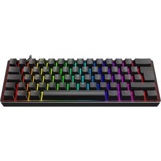MaxMount Aeon RGB Hotswap PBT Gaming Tastatur [Gateron Optical BlBrowne] - Sort