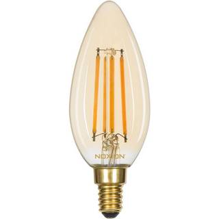 Noxion Lucent LED E14 Kerte filament Rav 4.1W 350lm - 822 ekstra varm hvid | dæmpbar - erstatter 40W