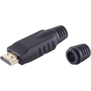 HDMI stik til lodning - Sort