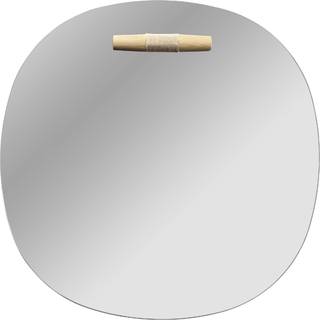 FDB Møbler I4 Birksø vægspejl Oak nature lacquered Ø70 cm