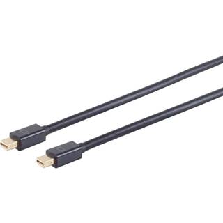 Mini Displayport kabel - 4K - Sort - 1 m