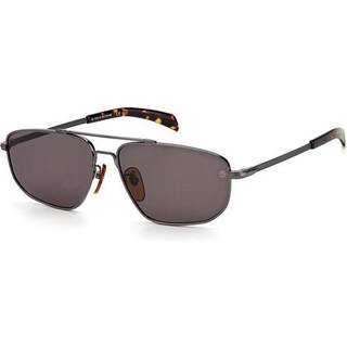David Beckham DB 7049/G/S KJ1/IR 59 Solbriller Mænd Grå - Ruthenium Grey - 59mm
