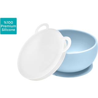Minikoioi Bowl Blue silikoneskål med sugekop 1 stk. - 1 stk.
