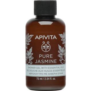 Apivita Pure Jasmine Shower Gel Fugtgivende brusegel Med essentielle olier 75 ml - 75 ml