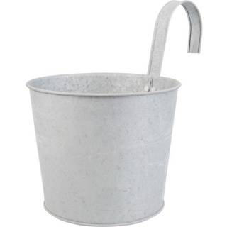 Hängetopf Zink Pflanztopf mit Haken Blumentopf Vintage Kräutertopf Balkon Garten