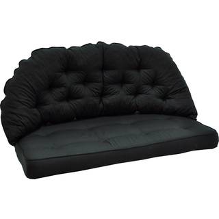 Fritab Panama rattan pude Sort 2-personers