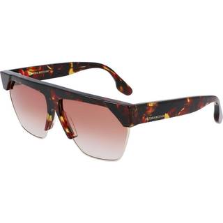 Victoria Beckham Kvinde VB622S 616 Solbriller Acetat Skildpadde Rosa Geometrisk Skygge