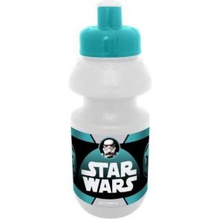 Star Wars flaske og flaskeholder hvid