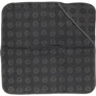 Småfolk Mønstret Håndklæde Til Baby Med Æbler Wild Dove One Size      Unisex