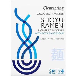 Clearspring Ramen nudler m. Sojasuppe Økologisk - 210 g